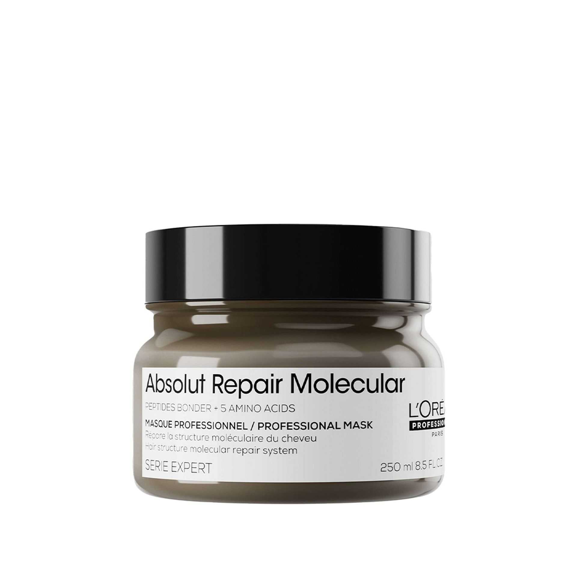 L'Oréal Absolut Repair Molecular Hair Mask, 250ml jar.